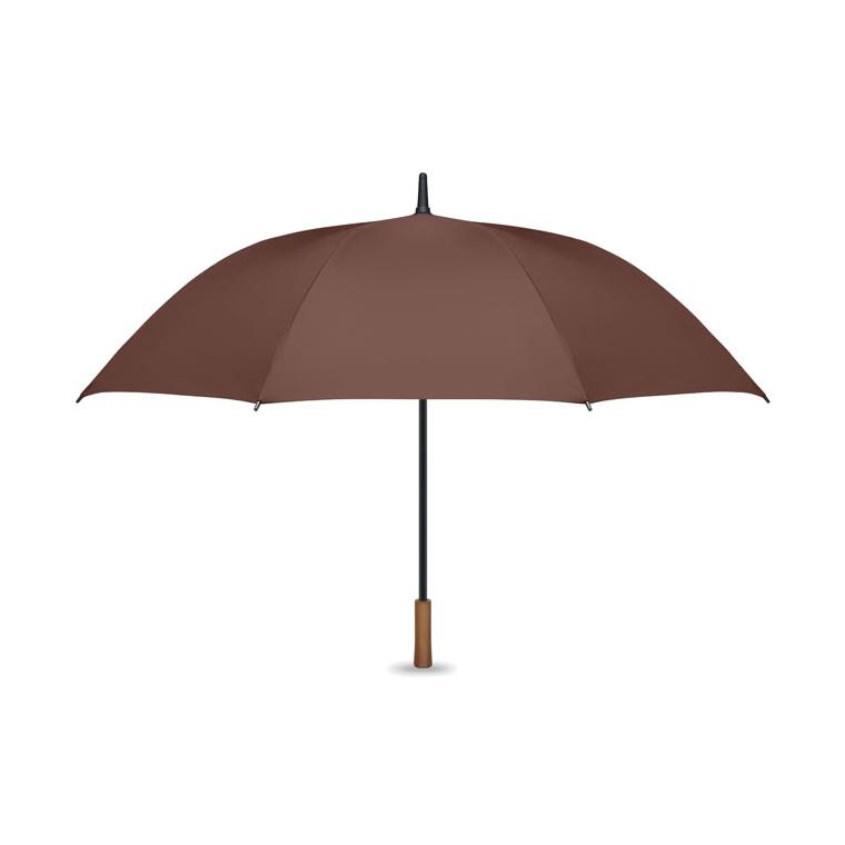 Umbrelă automată de 27 inch, cu mâner din lemn Rayna Maro