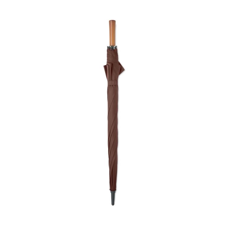 Umbrelă automată de 27 inch, cu mâner din lemn Rayna Maro