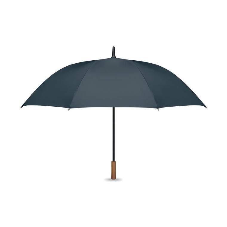Umbrelă automată de 27 inch, cu mâner din lemn Rayna Albastru