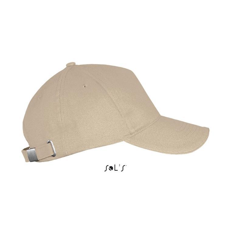 Șapcă Long Beach cu 5 panouri Beige M