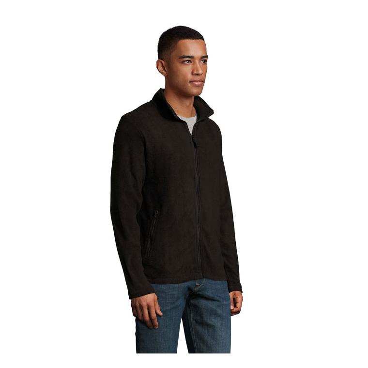 Jachetă din fleece pentru bărbați Norman, 220 g/m² Negru 3XL