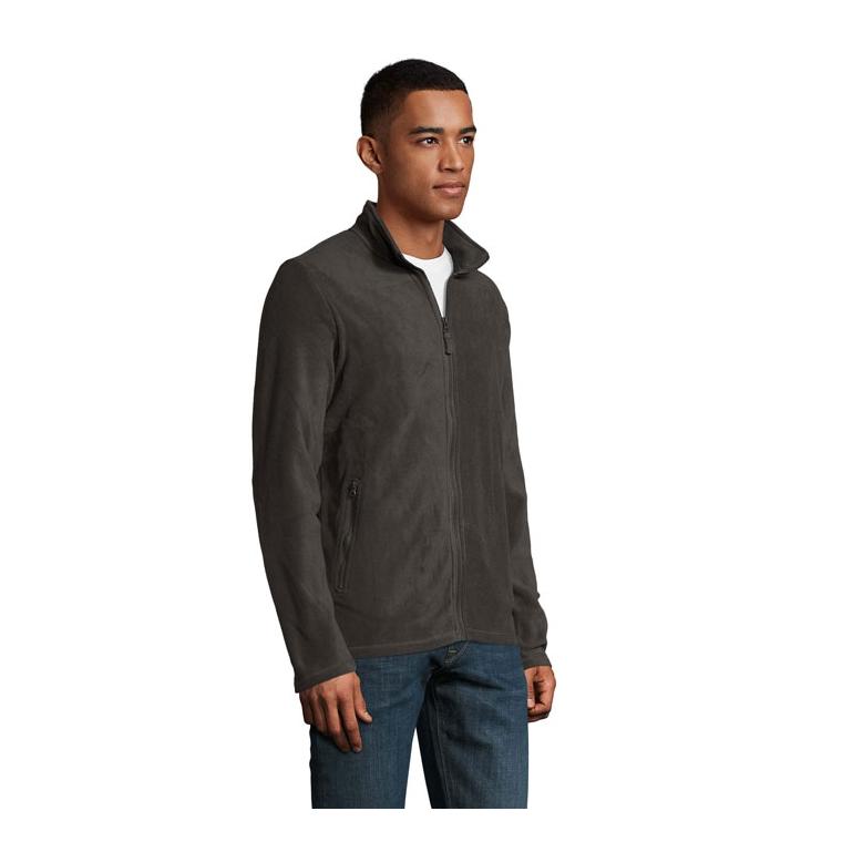 Jachetă din fleece pentru bărbați Norman, 220 g/m² Charcoal Grey L