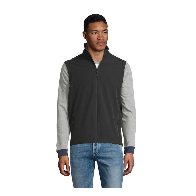 Jachetă softshell pentru bărbați Race BW Negru M