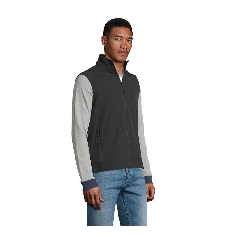 Jachetă softshell pentru bărbați Race BW Negru M