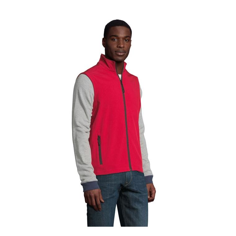 Jachetă softshell pentru bărbați Race BW Rosu L