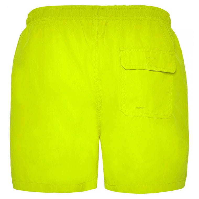 Bermude de plajă pentru bărbați AQUA GALBEN FLUORESCENT S