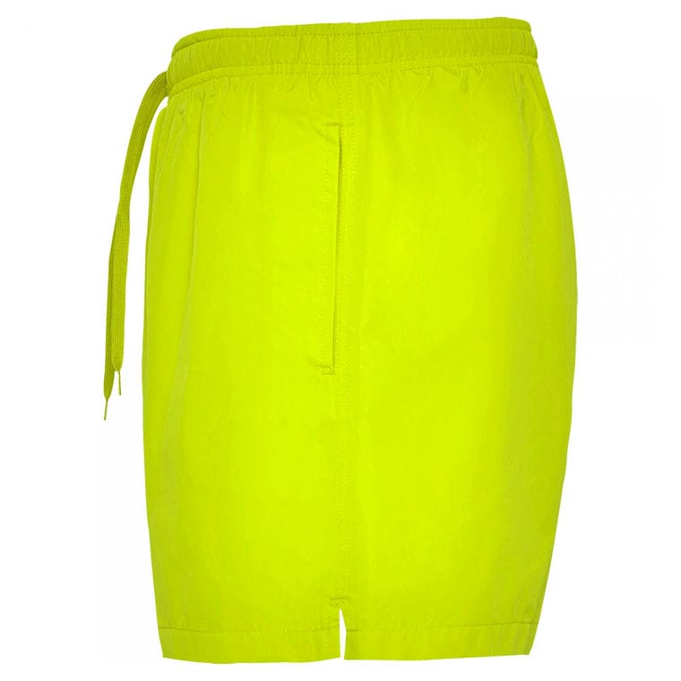Bermude de plajă pentru bărbați AQUA GALBEN FLUORESCENT S
