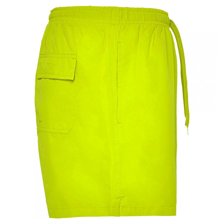 Bermude de plajă pentru bărbați AQUA GALBEN FLUORESCENT S