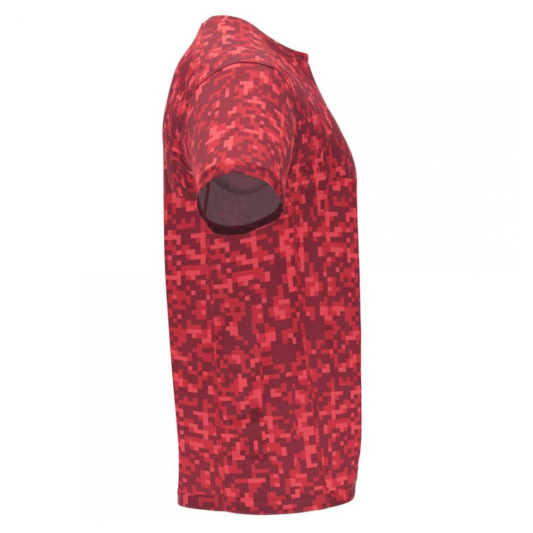 Tricou pentru bărbați ASSEN ROȘU PIXEL XL