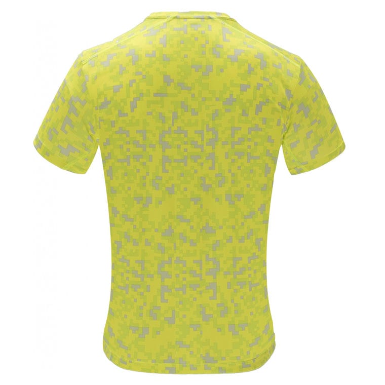 Tricou pentru bărbați ASSEN GALBEN FLUOR PIXEL XXL