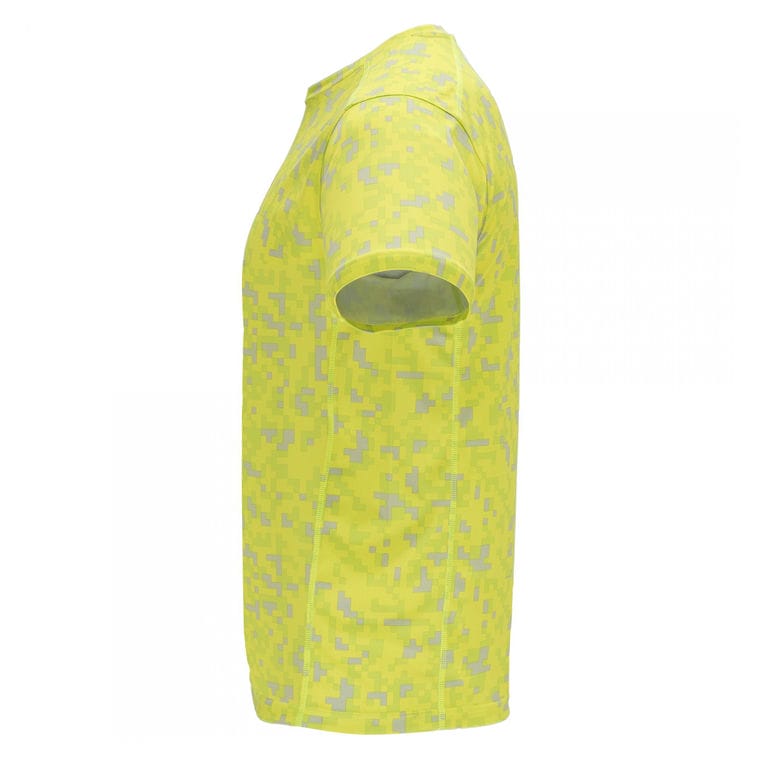 Tricou pentru bărbați ASSEN GALBEN FLUOR PIXEL XXL