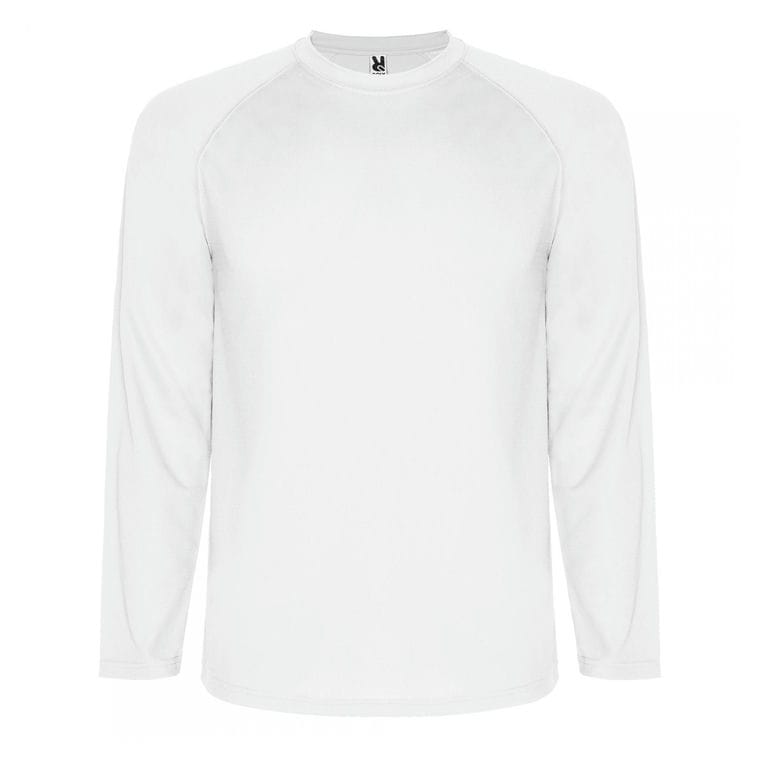 Tricou pentru bărbați MONTECARLO L/S ALB