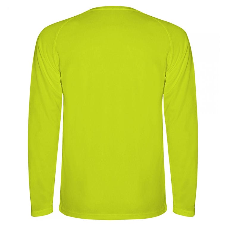 Tricou pentru bărbați MONTECARLO L/S GALBEN FLUORESCENT M