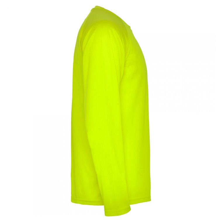 Tricou pentru bărbați MONTECARLO L/S GALBEN FLUORESCENT M
