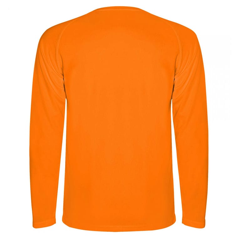 Tricou pentru bărbați MONTECARLO L/S PORTOCALIU FLUORESCENT 8 ani
