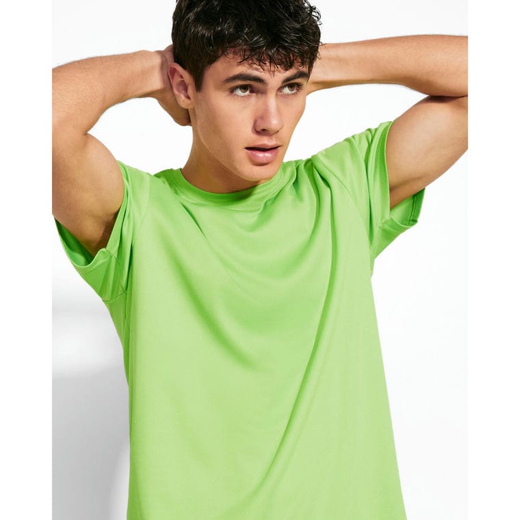 Tricou pentru bărbați CAMIMERA GALBEN FLUORESCENT XL