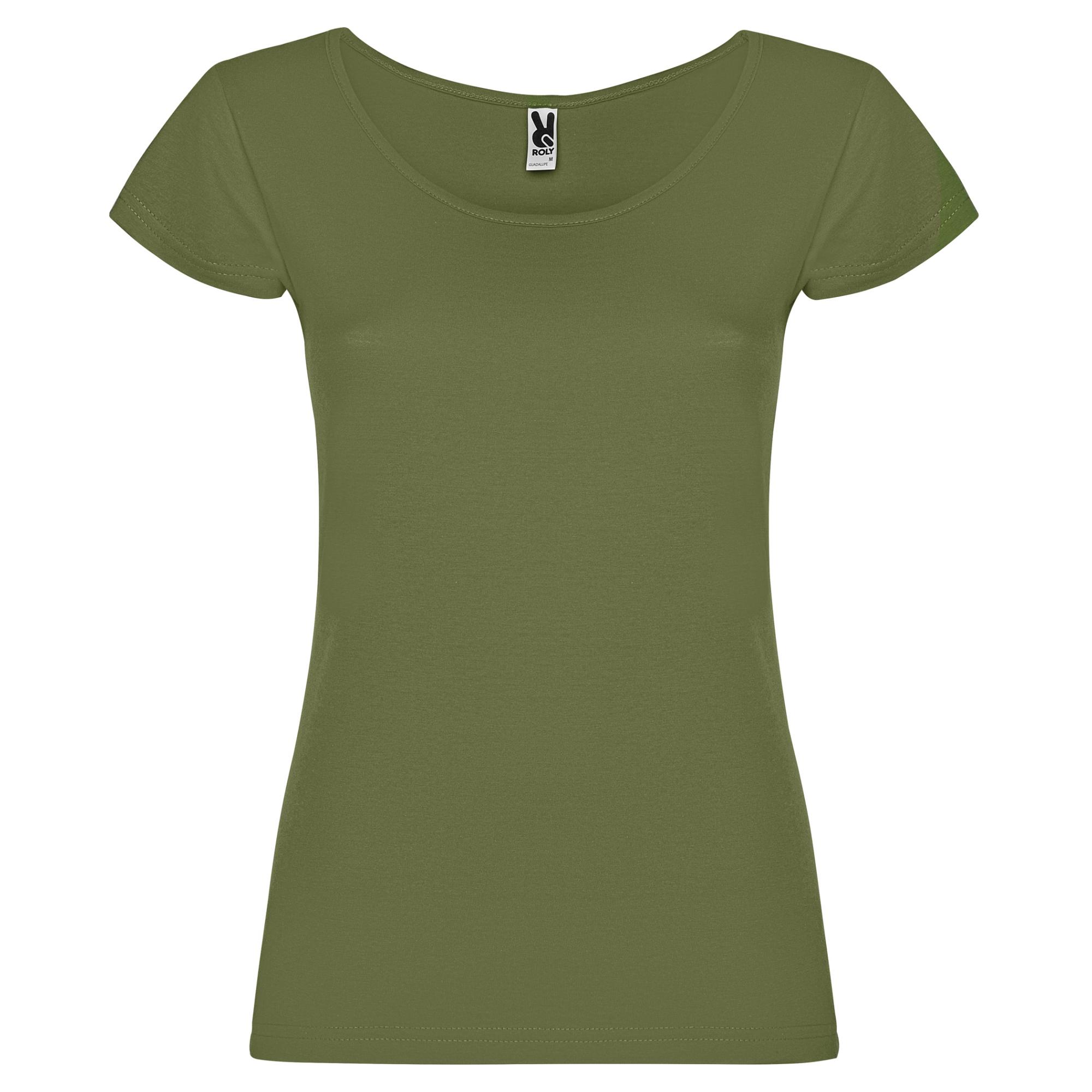 Tricou pentru femei GUADALUPE VERDE MILITAR