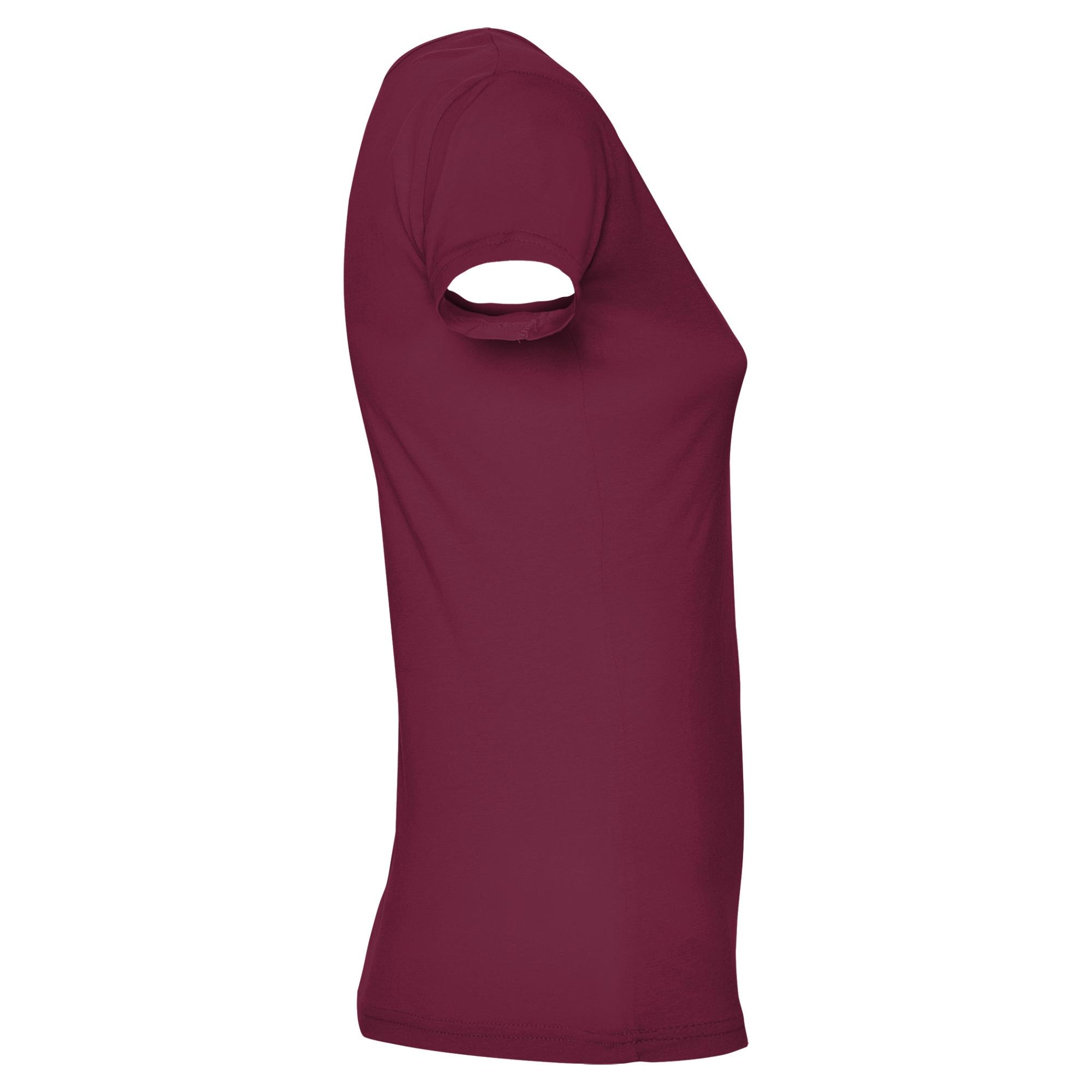 Tricou pentru femei GUADALUPE ROȘU PRUNĂ XL