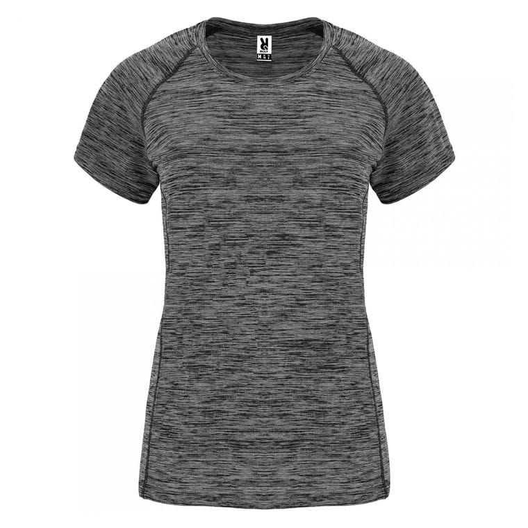 Tricou sport pentru femei AUSTIN WOMAN NEGRU MELANJ
