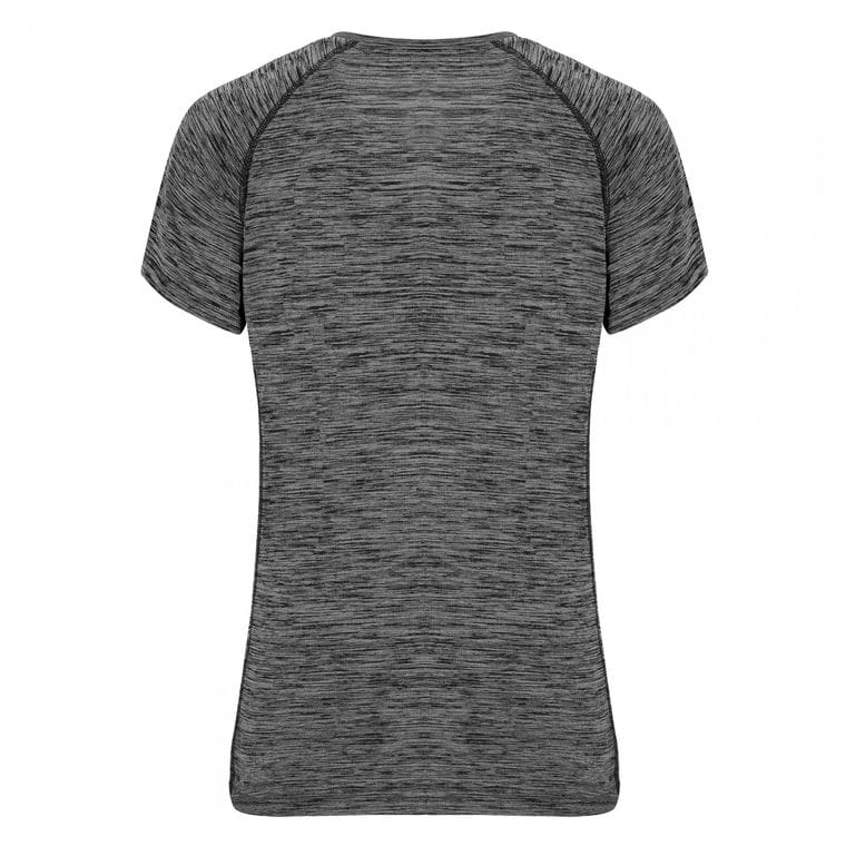 Tricou sport pentru femei AUSTIN WOMAN NEGRU MELANJ L