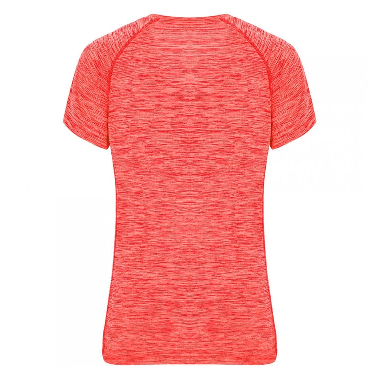 Tricou sport pentru femei AUSTIN WOMAN CORAI FLUOR MELANJ XL