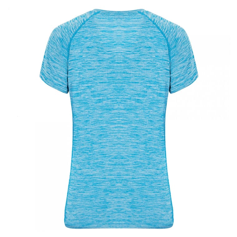 Tricou sport pentru femei AUSTIN WOMAN TURCOAZ MELANJ XL
