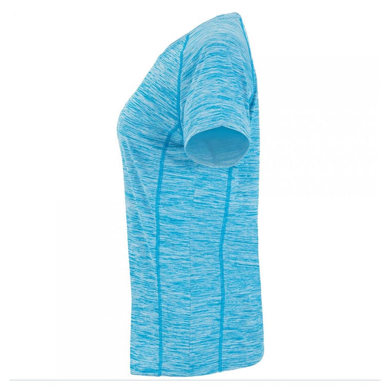 Tricou sport pentru femei AUSTIN WOMAN TURCOAZ MELANJ XL