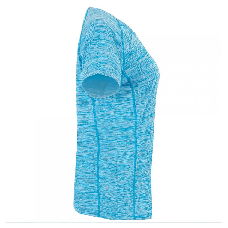 Tricou sport pentru femei AUSTIN WOMAN TURCOAZ MELANJ XL
