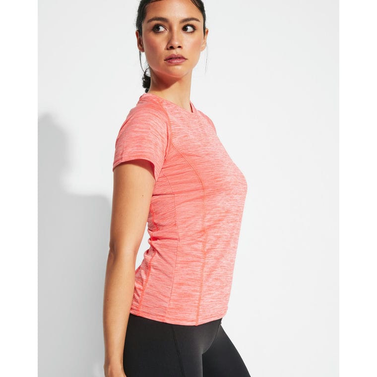 Tricou sport pentru femei AUSTIN WOMAN NEGRU MELANJ L
