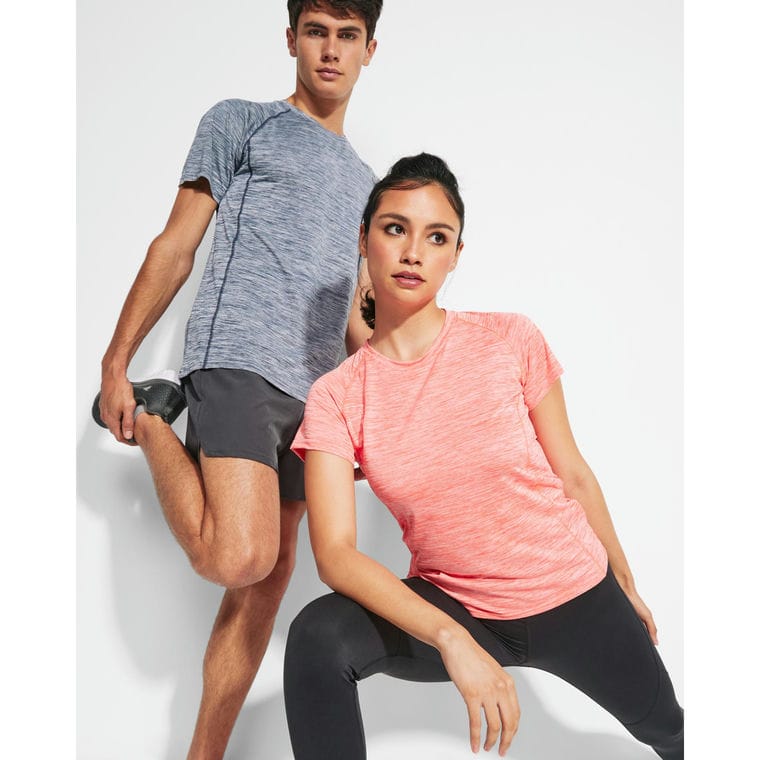 Tricou sport pentru femei AUSTIN WOMAN NEGRU MELANJ L