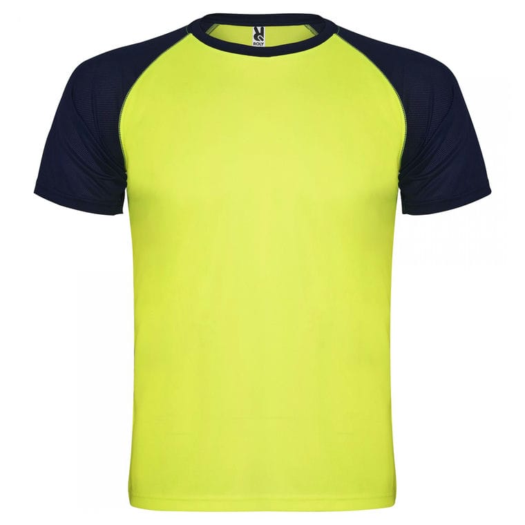 TRICOU Bărbat INDIANAPOLIS GALBEN FLUORESCENT GALBEN FLUORESCENT 16 ani