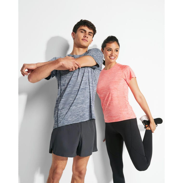 Tricou pentru bărbați AUSTIN TURCOAZ MELANJ S