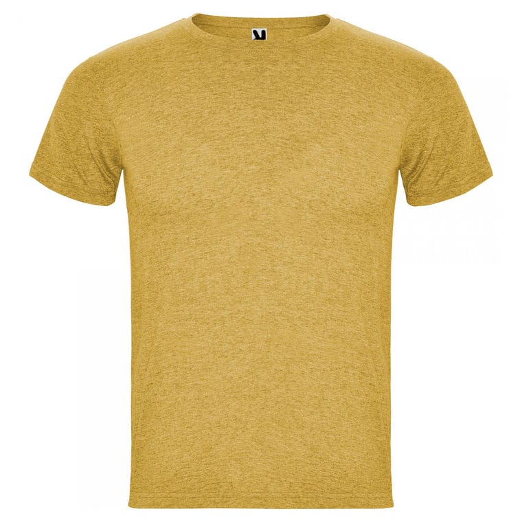 Tricou pentru bărbați FOX Muștar Melanj