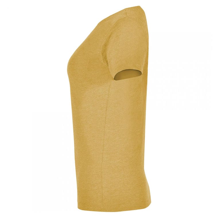 Tricou pentru femei FOX WOMAN MUȘTAR MELANJ L