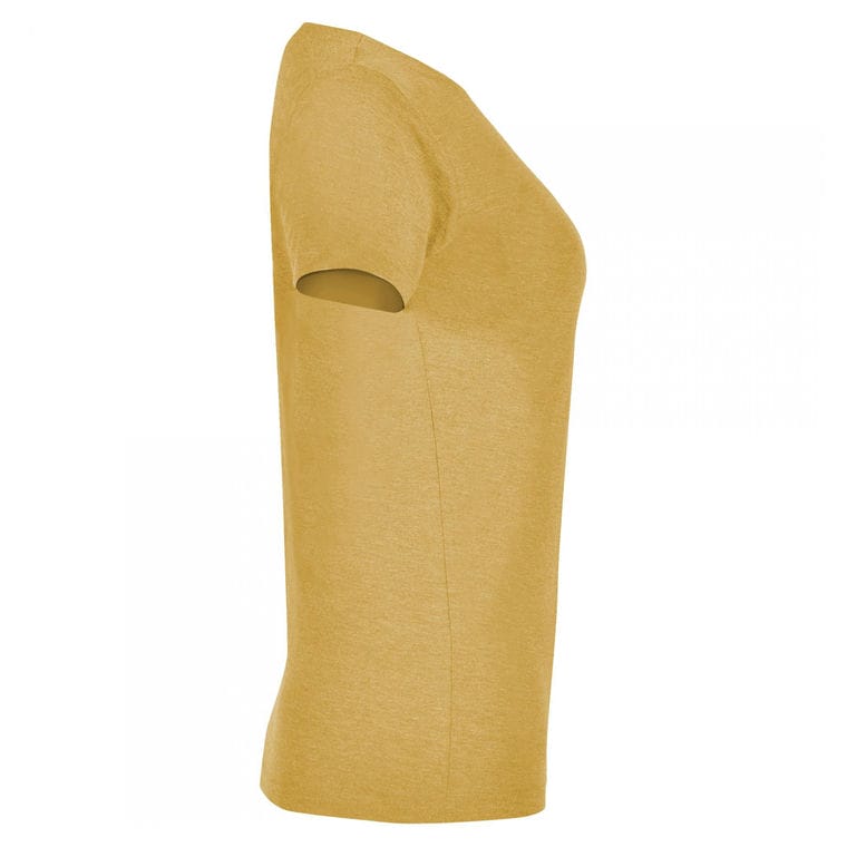 Tricou pentru femei FOX WOMAN MUȘTAR MELANJ L