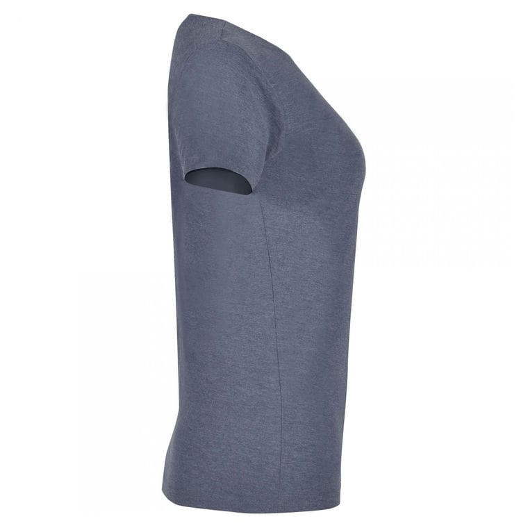 Tricou pentru femei FOX WOMAN DENIM MELANJ L