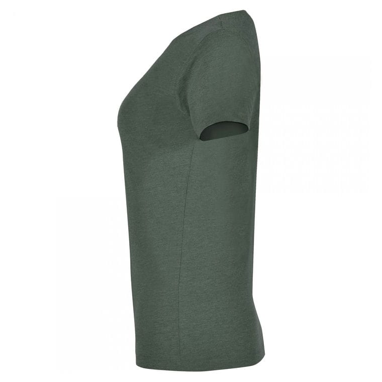 Tricou pentru femei FOX WOMAN VERDE STICLĂ MELANJ L