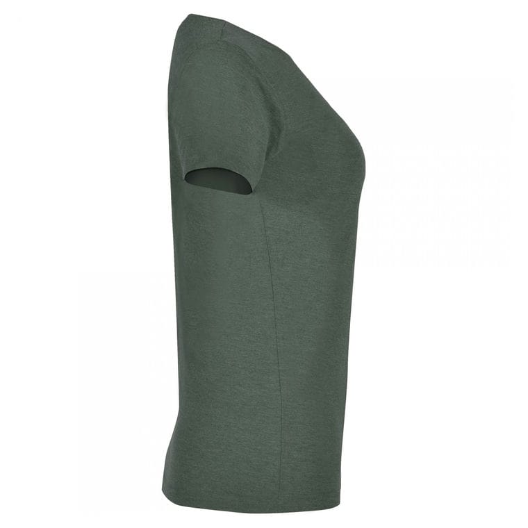 Tricou pentru femei FOX WOMAN VERDE STICLĂ MELANJ L