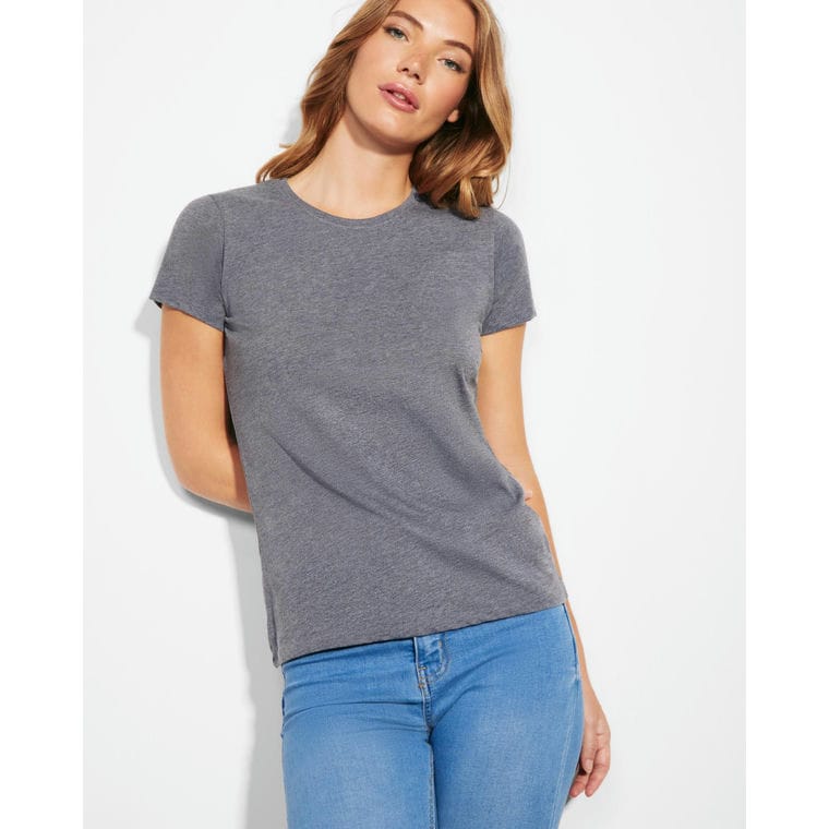 Tricou pentru femei FOX WOMAN DENIM MELANJ L