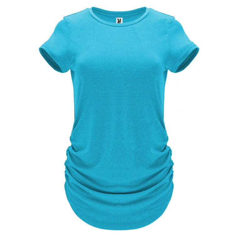 Tricou pentru femei AINTREE TURCOAZ MELANJ XXL