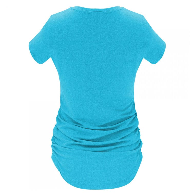 Tricou pentru femei AINTREE TURCOAZ MELANJ S