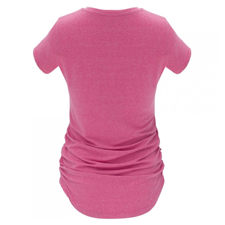 Tricou pentru femei AINTREE ROZ APRINS MELANJ M