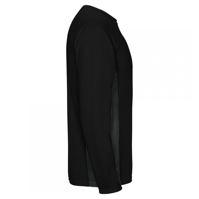 Tricou pentru bărbați SHANGHAI L/S NEGRU NEGRU S