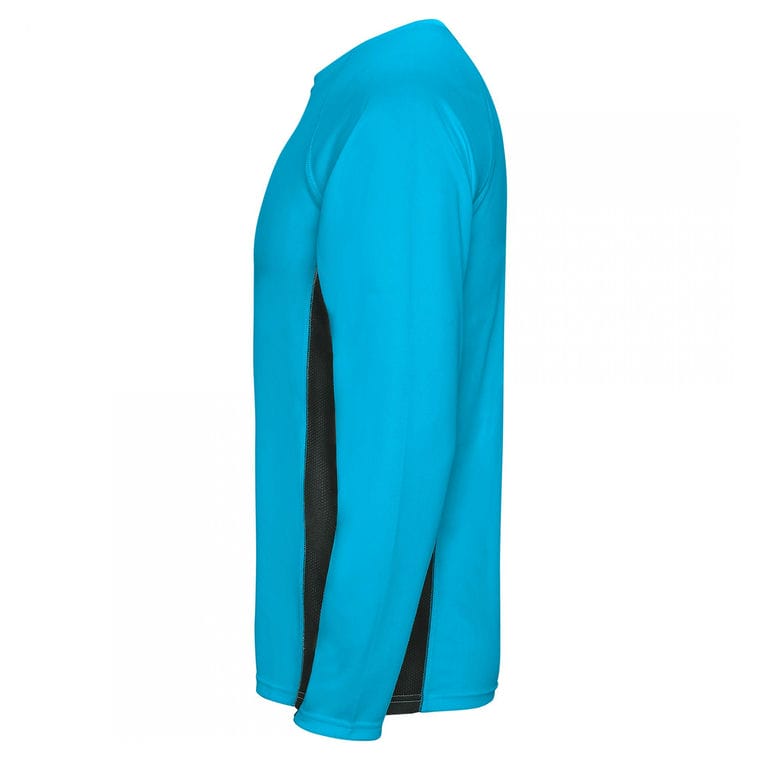 Tricou pentru bărbați SHANGHAI L/S TURCOAZ TURCOAZ L