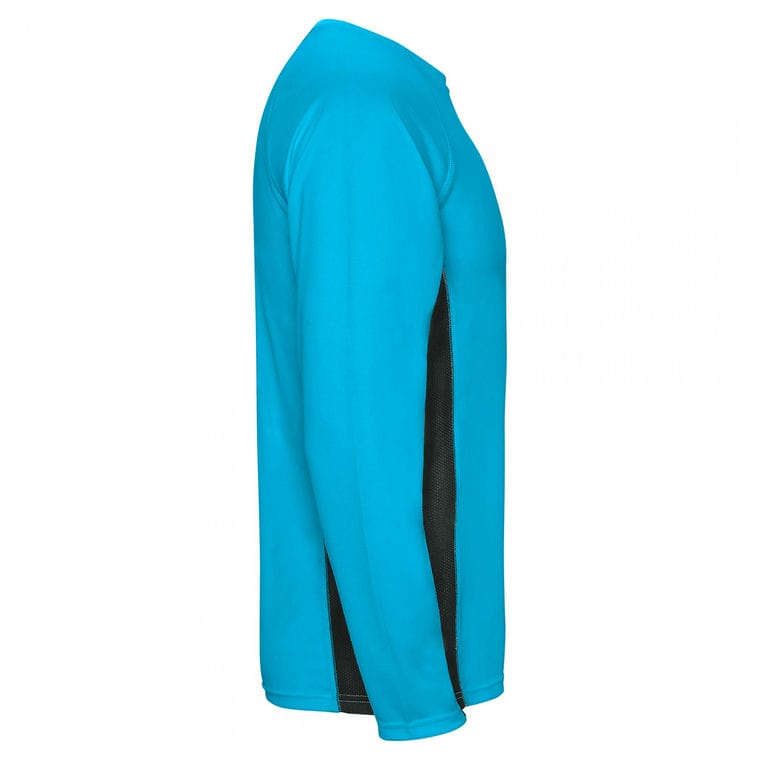 Tricou pentru bărbați SHANGHAI L/S TURCOAZ TURCOAZ L