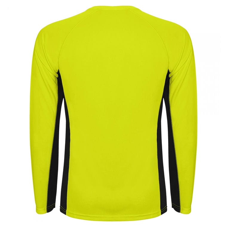 Tricou pentru bărbați SHANGHAI L/S GALBEN FLUORESCENT GALBEN FLUORESCENT XL