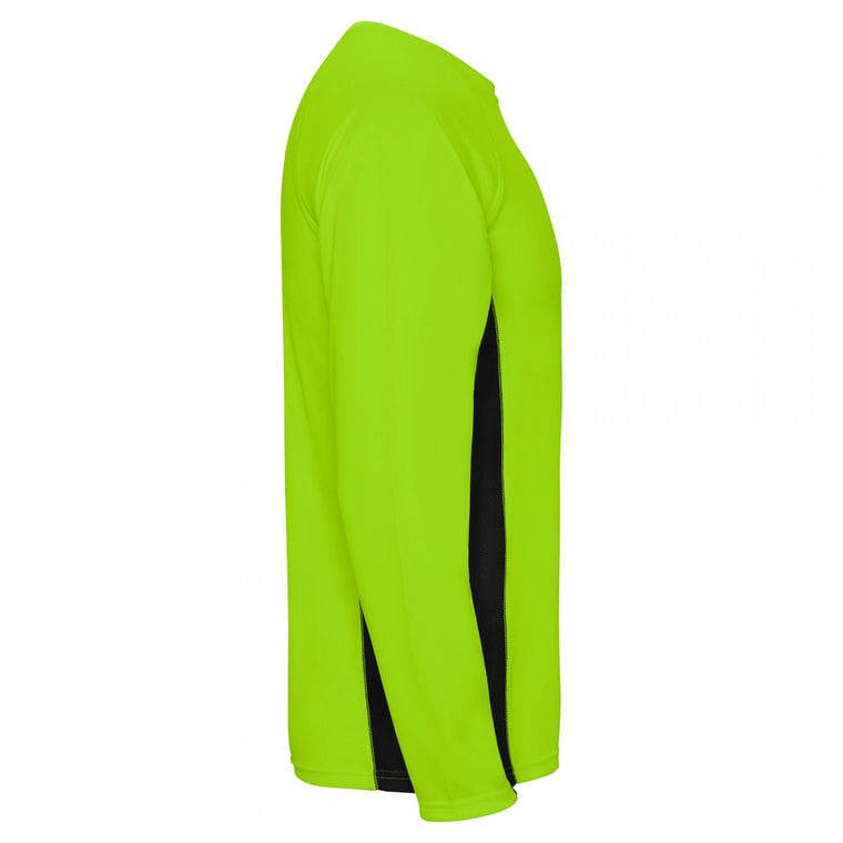 Tricou pentru bărbați SHANGHAI L/S VERDE FLUORESCENT VERDE FLUORESCENT M