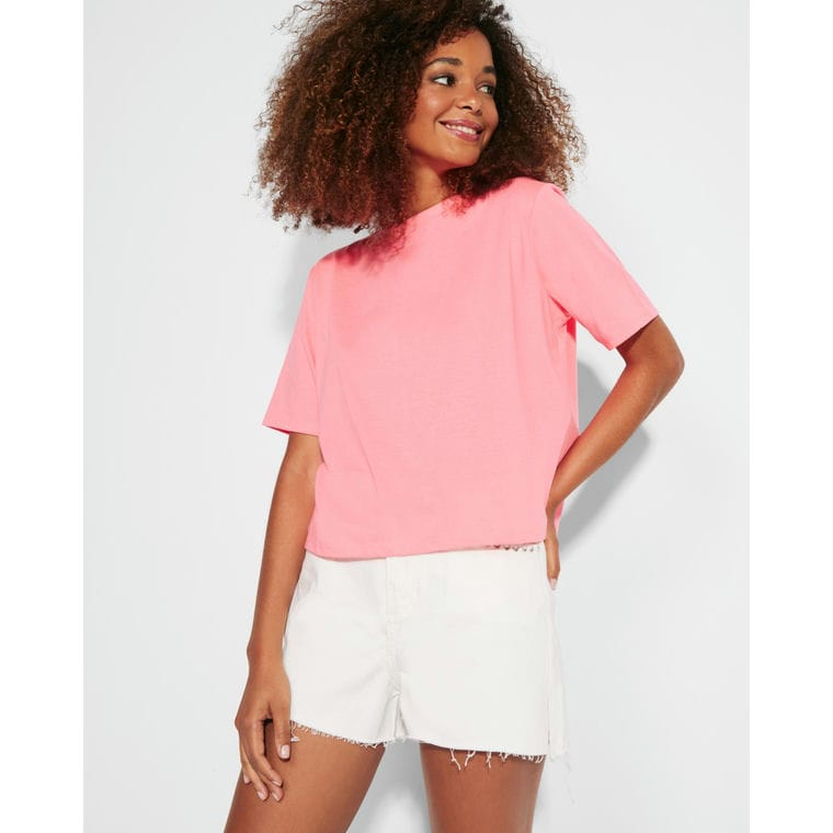 Tricou pentru femei DOMINICA GRI MELANJ L