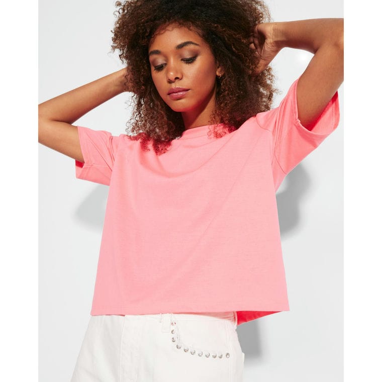 Tricou pentru femei DOMINICA GRI MELANJ L