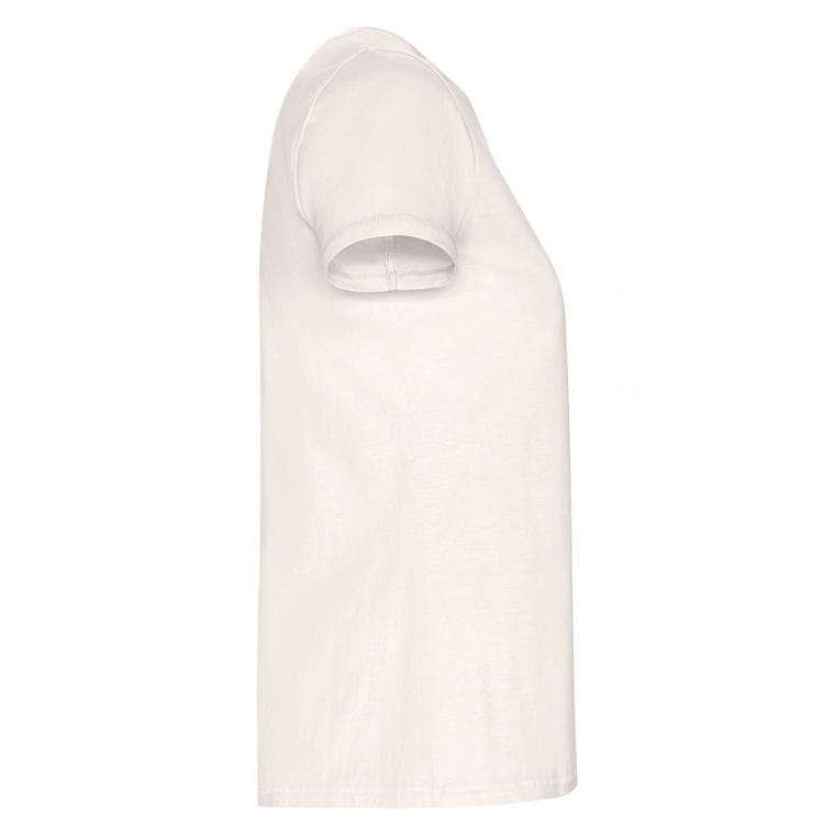 Tricou pentru femei GOLDEN WOMAN ALB VINTAGE L